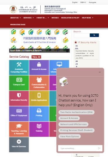 ICTO Helpdesk Services .